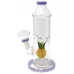 7" Pineapple Perc Straight Water Pipe - [ZD210]